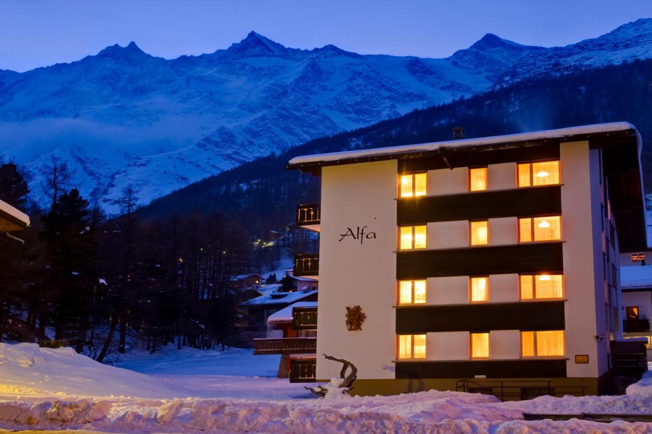 Haus Alfa Appartement Saas-Fee Buitenkant foto