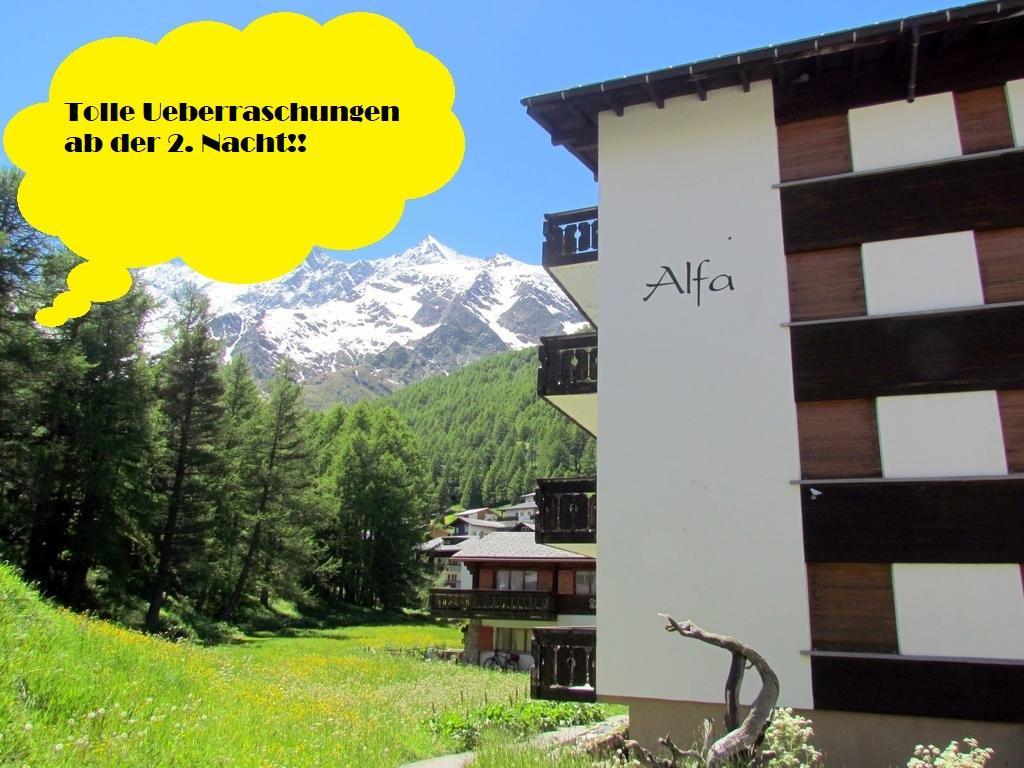 Haus Alfa Appartement Saas-Fee Buitenkant foto